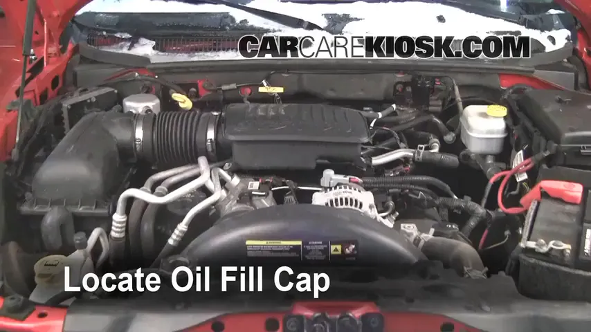 2005 Dodge Dakota SLT 4.7L V8 Crew Cab Pickup Oil Add Oil